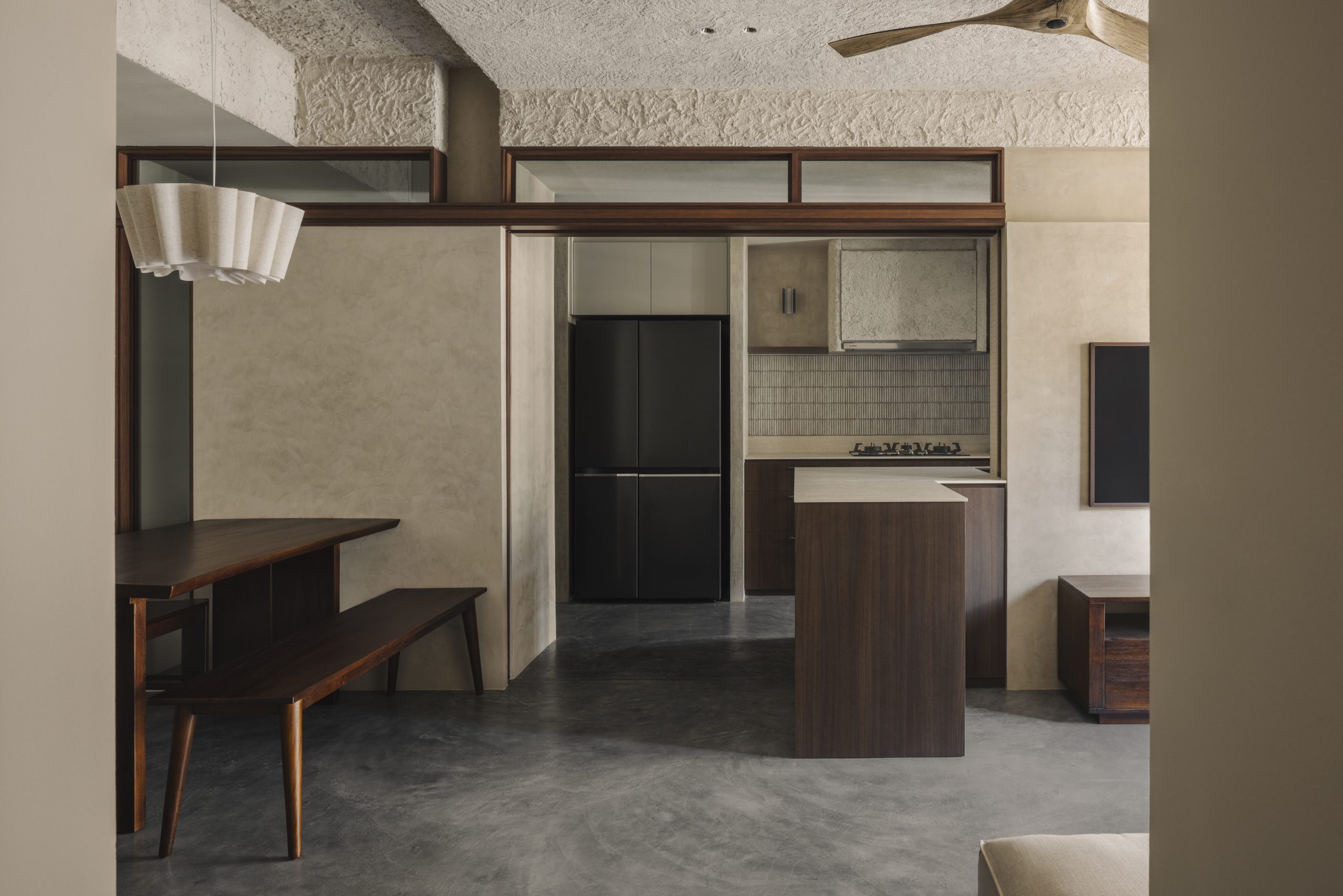 Kitchen of the Parc Greenwich apartment